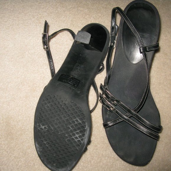 Aerosole Leather Strappy Sandals - Picture 2 of 2